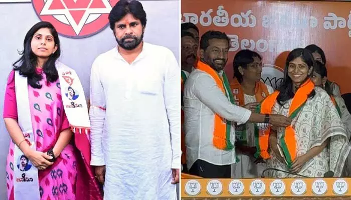 బీజేపీకి గుడ్బై.. జనసేన గూటికి పటాన్చెరు యువ నాయకురాలు బీజేపీకి గుడ్బై.. జనసేన గూటికి పటాన్చెరు యువ నాయకురాలు