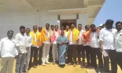 రుద్రారంలో ఇందిరమ్మ ఇళ్ల ప్రారంభోత్సవం