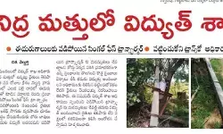 దిశ ఎఫెక్ట్.. నిద్రమత్తులో విద్యుత్ శాఖ కథనానికి స్పందన