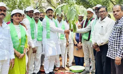 వన మహోత్సవంలో మొక్కలు నాటిన ఎమ్మెల్యే
