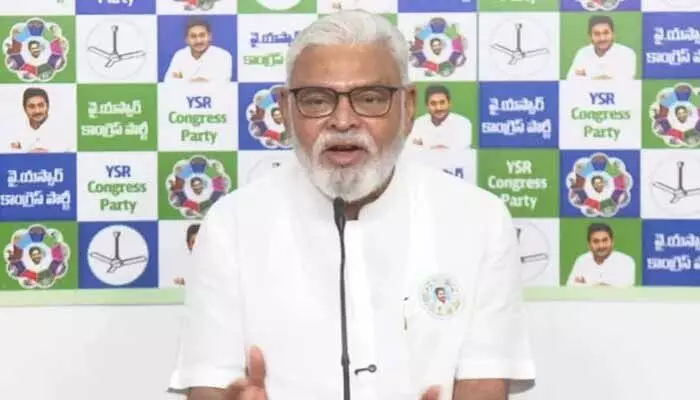 సాయికృష్ణ ఘటన వెనుక ఆయనే: మాజీ మంత్రి అంబటి సాయికృష్ణ ఘటన వెనుక ఆయనే: మాజీ మంత్రి అంబటి