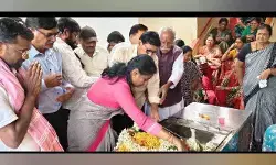 బీజేపీ నాయకుని మృతికి చల్లా నివాళి బీజేపీ నాయకుని మృతికి చల్లా నివాళి