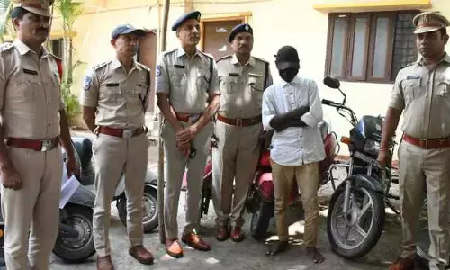 కుషాయిగూడ లో బైక్ దొంగ అరెస్ట్