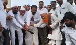 రాజగోపురం నిర్మాణానికి మంత్రి వాకిటి శ్రీహరి భూమి పూజ రాజగోపురం నిర్మాణానికి మంత్రి వాకిటి శ్రీహరి భూమి పూజ