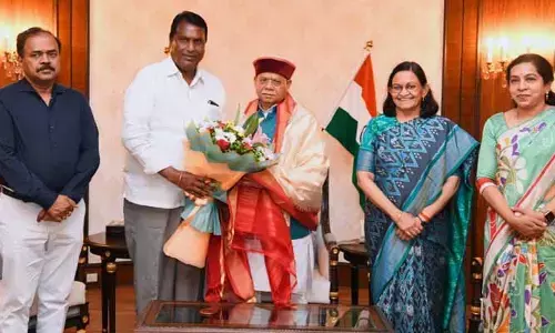మాదకద్రవ్యాల రహిత సమాజం కోసం సమిష్టి కృషి: గవర్నర్‌తో మంత్రి అడ్లూరి లక్ష్మణ్ కుమార్ భేటీ