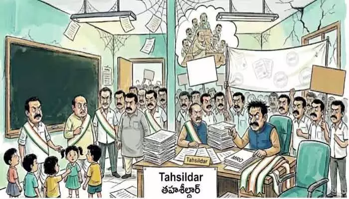 ప్రీ ప్రైమరీ పోస్టుల్లో నిబంధనలకు తూట్లు! ఎమ్మెల్యేలపై అధికార పార్టీ క్యాడర్ ఒత్తిడి ప్రీ ప్రైమరీ పోస్టుల్లో నిబంధనలకు తూట్లు! ఎమ్మెల్యేలపై అధికార పార్టీ క్యాడర్ ఒత్తిడి