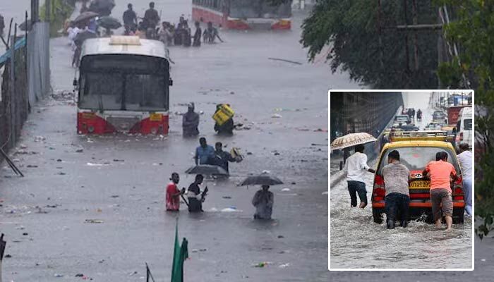Heavy Rains Mumbai : ముంబైని ముంచెత్తిన భారీ వర్షాలు: రెడ్ అలర్ట్ జారీ