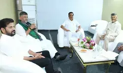 తుంగభద్ర ప్రాజెక్టు వద్ద అపూర్వ ఘట్టం.. ముగ్గురు ముఖ్యమంత్రుల భేటీ
