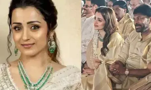 గోవాలో మెరిసిన త్రిష‌..ఆ హీరో ప‌క్క‌నే కూర్చోని మ‌రీ !