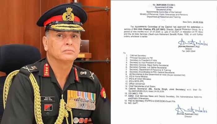 SPG డైరెక్టర్‌ ఆలోక్ శర్మ పదవీకాలం పొడిగింపు: ఉత్తర్వులు జారీ చేసిన కేంద్రం