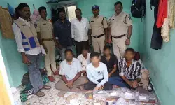 గంజాయి అమ్ముతున్న ఐదుగురు వ్యక్తుల అరెస్ట్