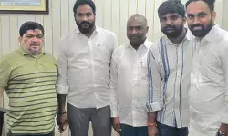 మంత్రి పొన్నంకు వినతిపత్రం అందజేసిన సర్పంచ్