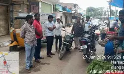 రోడ్డు పై కూరగాయలు పెట్టి అమ్మితే జరిమానా
