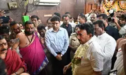 బాసర జ్ఞాన సరస్వతి అమ్మవారిని  దర్శించుకున్న మంత్రి జూపల్లి కృష్ణారావు