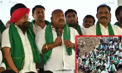 వరద కాలువ నీటి కోసం మహాధర్నా