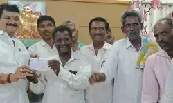 ధ్వజస్తంభం నిర్మాణానికి భారీ విరాళం...