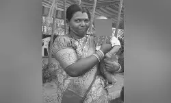 పిడుగుపాటుతో మహిళ మృతి