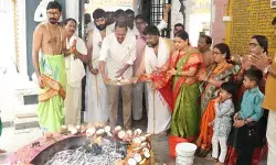 రాజశ్యామల హోమంలో పాల్గొన్న ఉప్పల్ ఎమ్మెల్యే బండారి లక్ష్మారెడ్డి