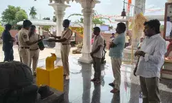 శివాలయంలో చోరీ..బంగారు, వెండి వస్తువులు అపహరణ