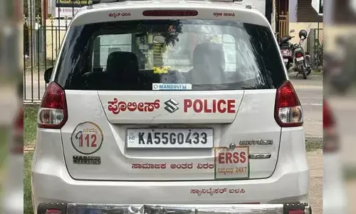 పోలీస్ వాహనంపై 71 కేసులు.. అవాక్కైన అధికారులు