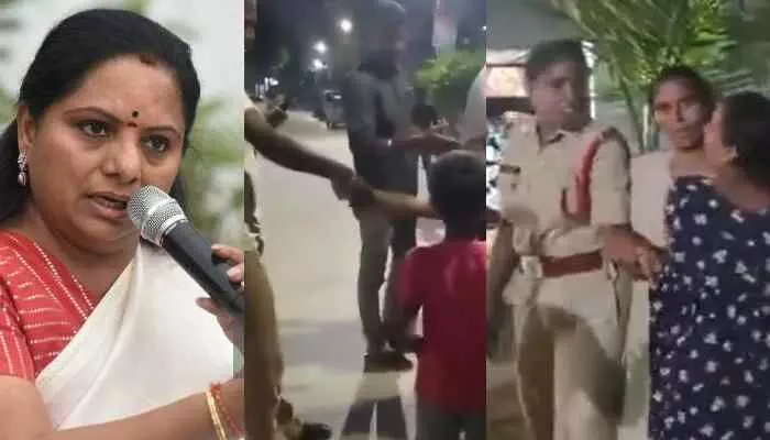 కేవీ రెడ్డి అరెస్ట్..ఏపీ పోలీసులపై కవిత సీరియస్ కేవీ రెడ్డి అరెస్ట్..ఏపీ పోలీసులపై కవిత సీరియస్