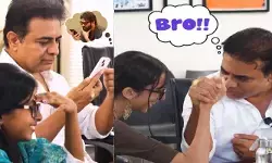 కేటీఆర్ను ఓ ఆట ఆడుకున్న జెన్ జీ యూత్.. ఫన్నీ మూమెంట్స్ వైరల్! కేటీఆర్ను ఓ ఆట ఆడుకున్న జెన్ జీ యూత్.. ఫన్నీ మూమెంట్స్ వైరల్!