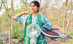 చిన్న వయసులోనే పెద్ద సంకల్పం: 2.50 లక్షల సీడ్ బాల్స్ విసిరిన సిరిసిల్ల చిన్నారి