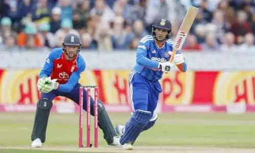 IND Vs ENG: అభిషేక్ శర్మ హాఫ్ సెంచరీ.. భారీ స్కోర్ దిశగా టీమిండియా