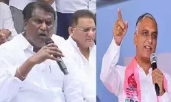 మంత్రి అడ్లూరి చాలెంజ్.. గన్‌పార్క్‌కు బయల్దేరిన హరీష్ రావు
