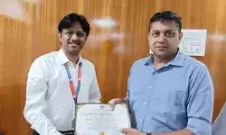 ఉత్తమ డ్రగ్ ఇన్‌స్పెక్టర్‌గా కిరణ్ కుమార్‌కు రాష్ట్రస్థాయి పురస్కారం