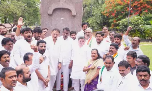 అన్ని ఆధారాలతో వచ్చాం... అసెంబ్లీ సమావేశాలు పెట్టి చర్చిద్దాం: మంత్రి అడ్లూరి లక్ష్మణ్ కుమార్