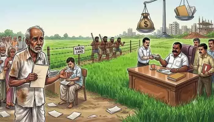 ప్రజావాణిలో ఫిర్యాదు చేసినా ఫలితం శూన్యం.. 15 ఏళ్లుగా భూమి కోసం వృద్ధుడి పోరాటం ప్రజావాణిలో ఫిర్యాదు చేసినా ఫలితం శూన్యం.. 15 ఏళ్లుగా భూమి కోసం వృద్ధుడి పోరాటం