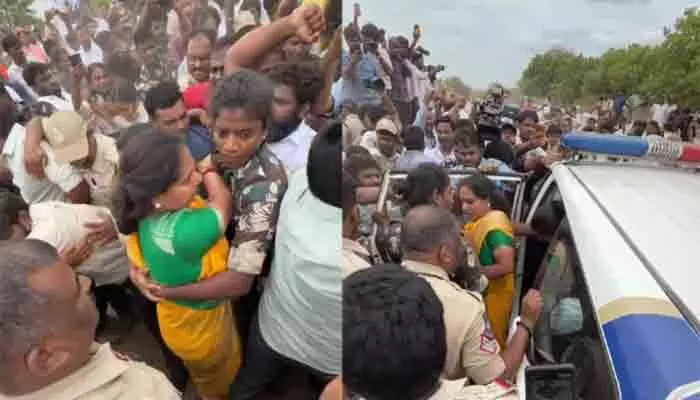 బొల్లిగూడంలో భూపోరాటం ఉద్రిక్తం.. బొల్లిగూడంలో భూపోరాటం ఉద్రిక్తం..