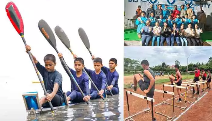 క్రీడా పోటీల్లో తెలంగాణ TWMS స్కూలు సరికొత్త రికార్డులు క్రీడా పోటీల్లో తెలంగాణ TWMS స్కూలు సరికొత్త రికార్డులు
