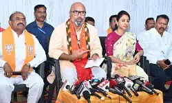 ‘చిల్లర రాజకీయాలు మానేసి.. కేంద్రీయ విద్యాలయానికి 10 ఎకరాలు కేటాయించండి’:ఎంపీ
