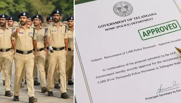 రాష్ట్రంలో 5 వేల పోలీసు ఉద్యోగాలకు గ్రీన్ సిగ్నల్