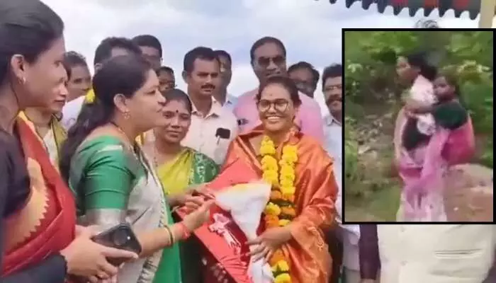 వార్డెన్ హేమ సేవకు సలామ్.. సత్కరించిన మంత్రి వార్డెన్ హేమ సేవకు సలామ్.. సత్కరించిన మంత్రి