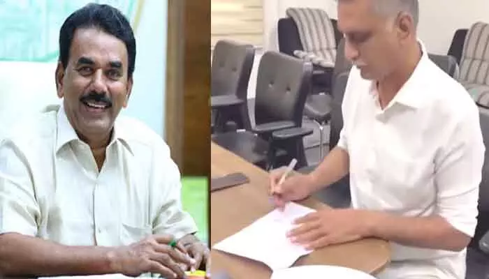 అప్పులపై మంత్రికి హరీష్ రావు బహిరంగ లేఖ.. ప్రెస్క్లబ్కు జూపల్లి అప్పులపై మంత్రికి హరీష్ రావు బహిరంగ లేఖ.. ప్రెస్క్లబ్కు జూపల్లి