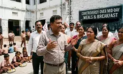 టీచర్లకు బ్రేక్‌ఫాస్ట్, లంచ్ పై వెల్లువెత్తుతున్న నిరసనలు