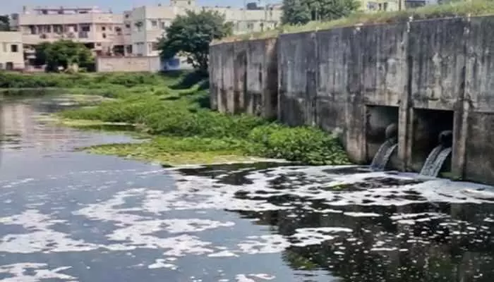 ఫార్మా కంపెనీల కొత్త ఎత్తుగడ..కాలుష్య జలాలకు సుందరీకరణ ముసుగు ! ఫార్మా కంపెనీల కొత్త ఎత్తుగడ..కాలుష్య జలాలకు సుందరీకరణ ముసుగు !