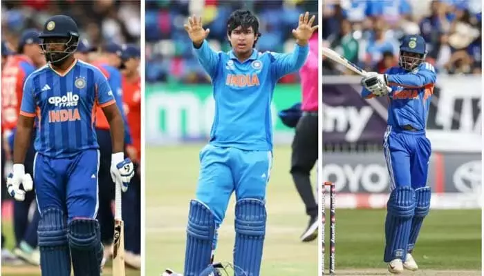ఇంగ్లండ్తో రెండో టీ20.. రేసులోకి 15 ఏళ్ల సంచలనం వైభవ్ సూర్యవంశీ ఇంగ్లండ్తో రెండో టీ20.. రేసులోకి 15 ఏళ్ల సంచలనం వైభవ్ సూర్యవంశీ