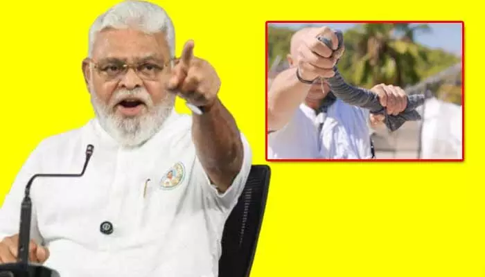 మీది తడిగుడ్డల పార్టీ: మాజీ మంత్రి అంబటి మీది తడిగుడ్డల పార్టీ: మాజీ మంత్రి అంబటి
