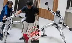 VIRAL: మనుషులపై రోబో ఎదురుదాడి.. ‘బ్రూస్ లీ’ లెవల్లో బిగ్ ఫైట్! (వీడియో) VIRAL: మనుషులపై రోబో ఎదురుదాడి.. ‘బ్రూస్ లీ’ లెవల్లో బిగ్ ఫైట్! (వీడియో)