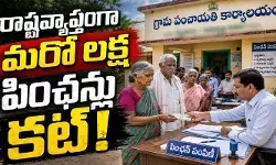 అనర్హులకు తెలంగాణ సర్కార్ ఝలక్.. రాష్ట్రవ్యాప్తంగా మరో లక్ష పింఛన్లు కట్! అనర్హులకు తెలంగాణ సర్కార్ ఝలక్.. రాష్ట్రవ్యాప్తంగా మరో లక్ష పింఛన్లు కట్!