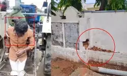 VIRAL: మద్యం మత్తులో వింత దొంగతనం: పంచాయతీ ట్రాక్టర్‌ను ఎత్తుకెళ్లేందుకు యత్నం