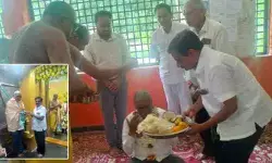 గార్లఒడ్డులో డిప్యూటీ కమిషనర్ పూజలు గార్లఒడ్డులో డిప్యూటీ కమిషనర్ పూజలు