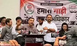 ఈ20 పెట్రోల్ మాకొద్దు.. ఢిల్లీలో వాహనదారుల నిరసన