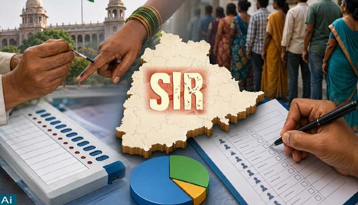 తెలంగాణలో కొనసాగుతున్న ‘SIR’.. ఈఎఫ్ పంపిణీలో ముందున్న జిల్లాలు ఇవే