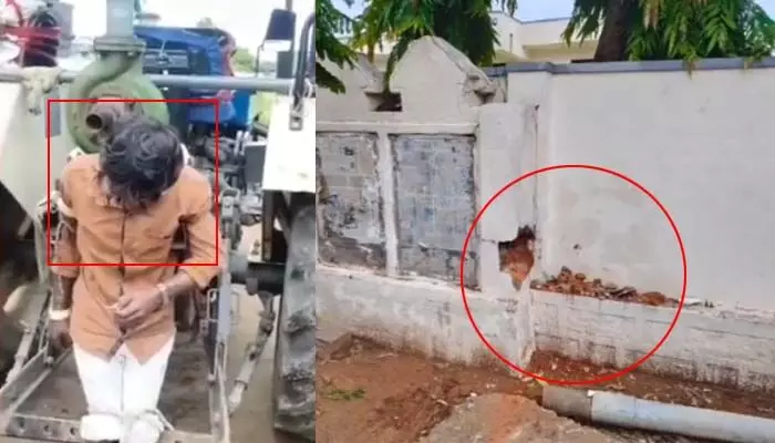 VIRAL: మద్యం మత్తులో వింత దొంగతనం: పంచాయతీ ట్రాక్టర్ను ఎత్తుకెళ్లేందుకు యత్నం VIRAL: మద్యం మత్తులో వింత దొంగతనం: పంచాయతీ ట్రాక్టర్ను ఎత్తుకెళ్లేందుకు యత్నం