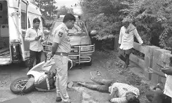 కొండగట్టు దర్శనం ముగించుకుని వస్తుండగా ప్రమాదం కొండగట్టు దర్శనం ముగించుకుని వస్తుండగా ప్రమాదం